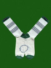 Load image into Gallery viewer, Two Striped Logo Sock - Green
